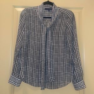 Tommy Hilfiger Houndstooth Blouse